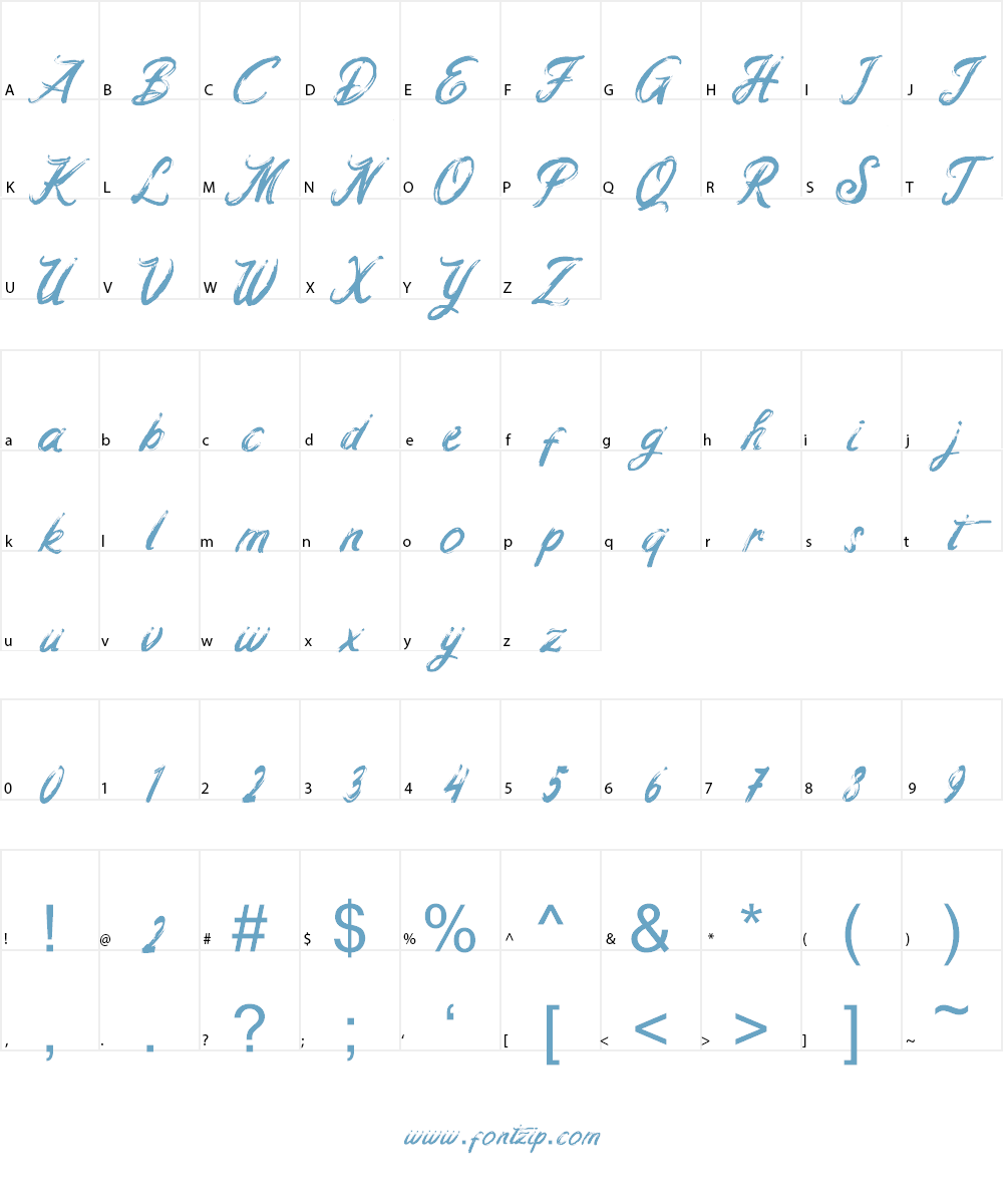Hello Vintage Font Character